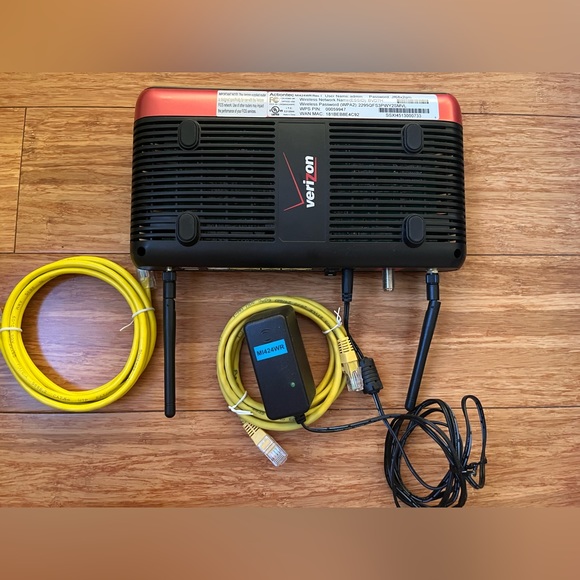 New VERIZON FIOS Actiontec Model MI424WR Rev I Gigabit Wireless Broadband Router - Picture 7 of 8
